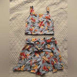 Two Piece Floral Set